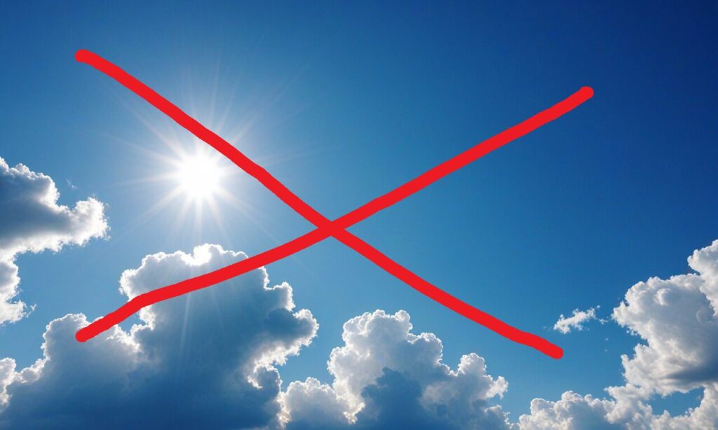 not aloowed under the sun